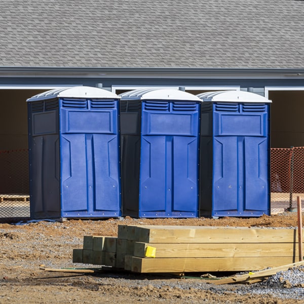 are there different sizes of porta potties available for rent in Parksley